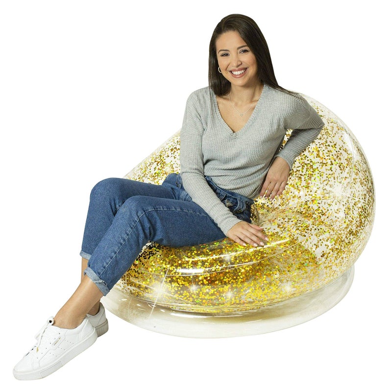 Air Candy كراسي هوائية على طراز المدينة (كرسي هوائي بريق ذهبي) - Image 3